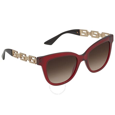 bold bordeaux versace sunglasses|Versace VE4394 388/13 54 Bordeaux Transparent Sunglasses.